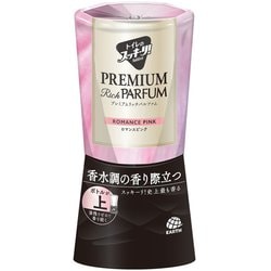 トイレのスッキーリ！ 置き型 消臭剤 芳香剤 プレミアムリッチパルファム ロマンスピンク 400mL [トイレ用消臭芳香剤]