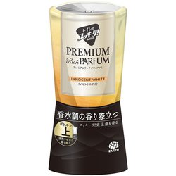 トイレのスッキーリ！ 置き型 消臭剤 芳香剤 プレミアムリッチパルファム イノセントホワイト 400mL [トイレ用消臭芳香剤]