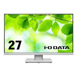 ワイド液晶ディスプレイ/27型/FullHD(1920×1080)/ADSパネル/フリースタイルスタンド 5年保証 ホワイト LCD-DF271EDW-F