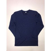 メンズ杢調長T LL ネイビー 102-822