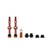 TUBELESS PRESTA VALVE KIT 44mm ORANGE 自転車用品 バルブ 09-5510524015