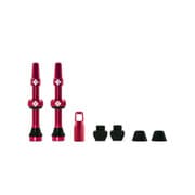 TUBELESS PRESTA VALVE KIT 44mm RED 自転車用品 バルブ 09-5510554006