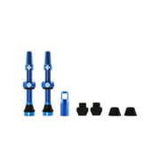 TUBELESS PRESTA VALVE KIT 44mm BLUE 自転車用品 バルブ 09-5510564003