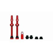 TUBELESS PRESTA VALVE KIT 60mm RED 自転車用品 バルブ 09-5510646006