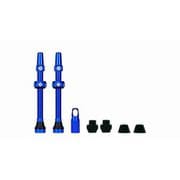 TUBELESS PRESTA VALVE KIT 60mm BLUE 自転車用品 バルブ 09-5510656003