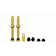 TUBELESS PRESTA VALVE KIT 60mm GOLD 自転車用品 バルブ 09-5510666007