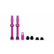 TUBELESS PRESTA VALVE KIT 60mm PINK 自転車用品 バルブ 09-5510676017