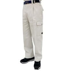 30460 綿100％ワンタックカーゴパンツ ベージュ 85cm オールシーズン