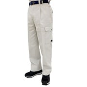 30460 綿100%ワンタックカーゴパンツ ベージュ 85cm オールシーズン