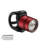 FEMTO DRIVE FRONT RED 自転車用品 LEDライト 57-3503110006