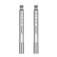VALVE EXTENDER 2PCS SILVER 自転車用品 バルブ 57-555100001