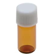 フレーバーライフ 遮光瓶 ドロッパーなし(茶色 白cap) 1mL