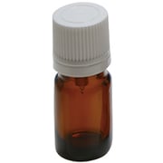 フレーバーライフ 遮光瓶 ドロッパー付(茶色 白cap) 5mL