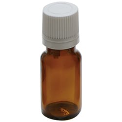 フレーバーライフ 遮光瓶 ドロッパー付（茶色 白cap） 10mL