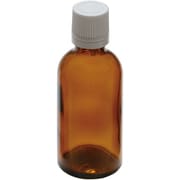フレーバーライフ 遮光瓶 ドロッパー付(茶色 白cap) 50mL
