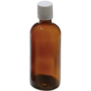 フレーバーライフ 遮光瓶 ドロッパー付（茶色 白cap） 100mL