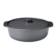 cook home スタイルクレイポットL グレー 22001