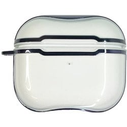 AirPods（第3世代）用 TPU クリアメッキケース ブラック BOCCS01-AP3-BK