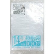 業務屋さん LD NO.14 規格袋 透明 100枚 LDK-14