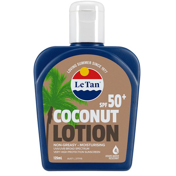 Le Tan SPF50＋ Coconut Sunscreen Lotion - 125mL