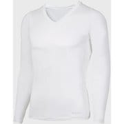 クーリング Vネック ロングスリーブ Cooling V-neck Long Sleeves GC62111 ホワイト(W) XLサイズ [コンディショニングウェア シャツ メンズ]