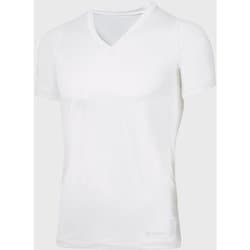 クーリング Vネック ハーフスリーブ Cooling V-neck Half Sleeves GC62112 ホワイト(W) Sサイズ [コンディショニングウェア シャツ メンズ]