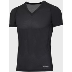 クーリング Vネック ハーフスリーブ Cooling V-neck Half Sleeves GC62112 ブラック(BK) Sサイズ [コンディショニングウェア シャツ メンズ]