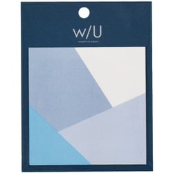 w/U スクエア付箋 ネイビー WU-FSTL-5