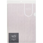 w/U A4 紙製ファイル ブラウン WU-KFL-1