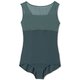 バッククロスレオタード BACK CROSS LEOTARD DA122101 ダークグリーン(DG) Mサイズ [フィットネス ヨガ シャツ レディース]