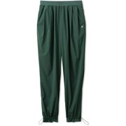アンレールライトギャザードパンツ EN LAIR LIGHT GATHERED PANTS DA422100 ダークグリーン(DG) Sサイズ [フィットネス ヨガ パンツ レディース]