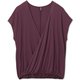 コンフォートクロスオーバートップ COMFORT CROSSOVER TOP DA522101 ブラックベリー(KB) Lサイズ [フィットネス ヨガ シャツ レディース]