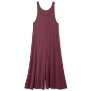 コンフォートオーバーサイズワンジー COMFORT OVER SIZE ONESIE DA522102 ブラックベリー(KB) Mサイズ [フィットネス ヨガ オールインワン レディース]