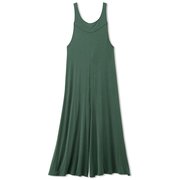 コンフォートオーバーサイズワンジー COMFORT OVER SIZE ONESIE DA522102 ダークグリーン(DG) Lサイズ [フィットネス ヨガ オールインワン レディース]
