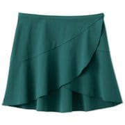 バレエラップスカート BALLET WRAP SKIRT DA422151 ダークグリーン(DG) Mサイズ [フィットネス ヨガ スカート レディース]