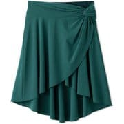 バレエストレッチスカート BALLET STRETCH SKIRT DA422152 ダークグリーン(DG) Lサイズ [フィットネス ヨガ スカート レディース]