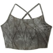 スキニッシュプリントブラ SKINISH PRINT BRA DA10930P ダークグレー(DH) Lサイズ [スポーツブラ]