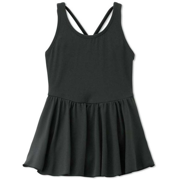 ダンスキン DANSKINキッズレオタードウィズスカート KIDS LEOTARD WITH SKIRT DAJ122161 ブラック(K) 110サイズ [アウトドア トップス キッズ]Ω