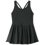 キッズレオタードウィズスカート KIDS LEOTARD WITH SKIRT DAJ122161 ブラック(K) 110サイズ [アウトドア トップス キッズ]