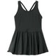 キッズレオタードウィズスカート KIDS LEOTARD WITH SKIRT DAJ122161 ブラック(K) 120サイズ [アウトドア トップス キッズ]