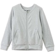 キッズADAJカラーレスジャケット KIDS ADAJ COLLARLESS JACKET DAJ522161 ミディアムグレー(MH) 130サイズ [アウトドア ジャケット キッズ]