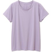 オールデイアクティブジャージーライトティー ALL DAY ACTIVE LIGHT S/S TEE DA721102 ラベンダー(LA) Sサイズ [フィットネス ヨガ シャツ レディース]