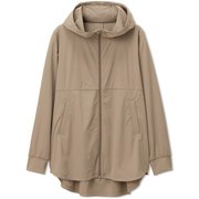 エッセンシャルフィットロングジャケット ESSENTIAL FIT LONG JACKET DA322103 ウォームグレー(WH) Lサイズ [フィットネス ヨガ ジャケット レディース]