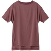 ハイラインロングレングスティー HIGH LINE LONG LENGTH TEE DA721107 ガーネット(GA) Mサイズ [フィットネス ヨガ シャツ レディース]