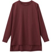 ハイゲージロングスリーブティー HIGH GAUGE L/S TEE DA721301 ガーネット(GA) Lサイズ [フィットネス ヨガ シャツ レディース]