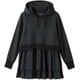 マタニティフェイクレイヤードトップ MATERNITY FAKE LAYERED TOP DAM522171 ブラック(K) Mサイズ [フィットネス ヨガ パーカー レディース マタニティ]