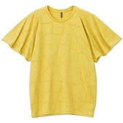 ジャカードテックフレアスリーブティー JACQUARD TECH FLARE SLEEVE TEE DC722102 イエローグリーン(YG) Mサイズ [フィットネス ヨガ シャツ レディース]
