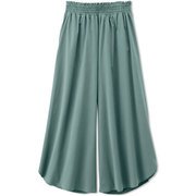 ヨギクロスワイドパンツ YOGI CLOTH WIDE PANTS DC422104 ティールグリーン(TG) Lサイズ [フィットネス ヨガ パンツ レディース]