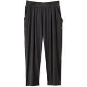 ピーチスキンクロップドパンツ PEACH SKIN CROPPED PANTS DC622102 ウォッシュブラック(WK) Lサイズ [フィットネス ヨガ パンツ レディース]