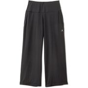 ピーチスキンワイドパンツ PEACH SKIN WIDE PANTS DC622103 ウォッシュブラック(WK) Lサイズ [フィットネス ヨガ パンツ レディース]